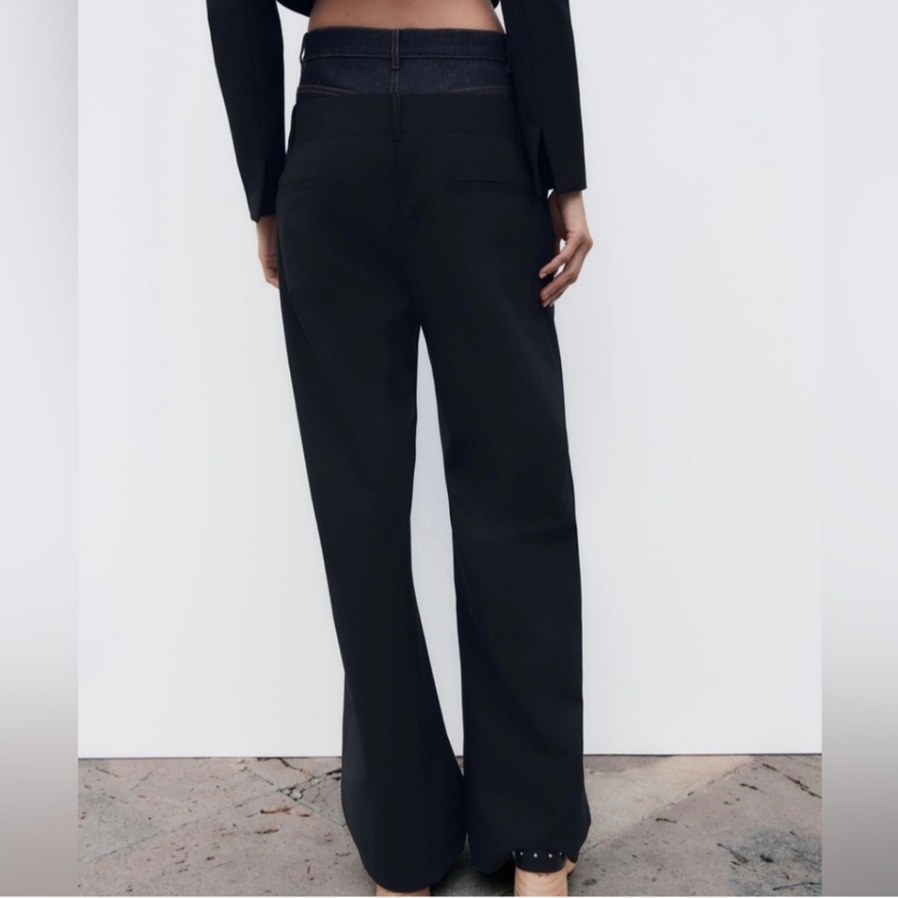 Zara contrasting slacks